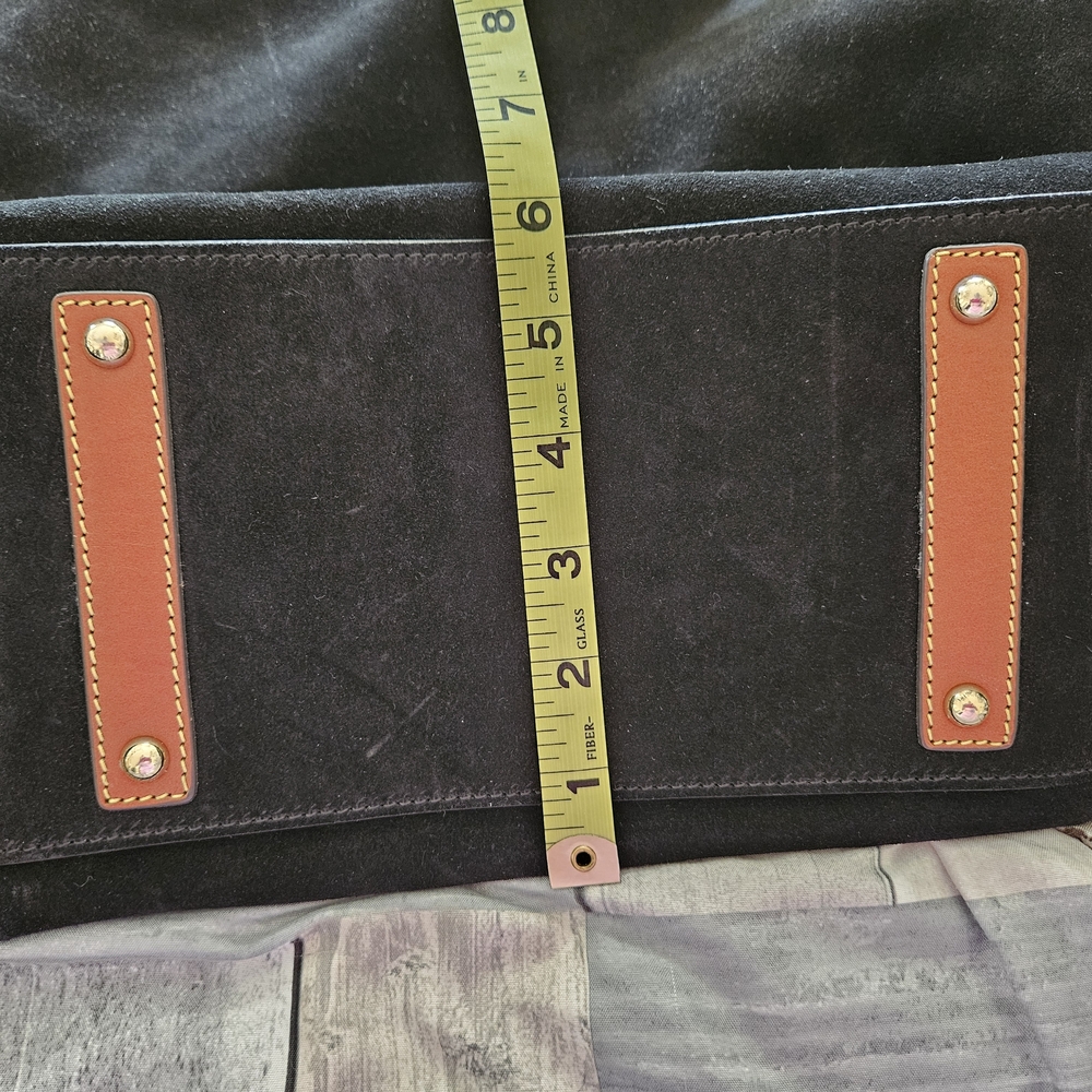 Dooney & Bourke Black and Brown Crossbody Bag with Leather Accents - Picture 5 of 8